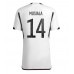 Tyskland Jamal Musiala #14 Replika Hemma matchkläder VM 2022 Korta ärmar